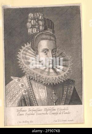 Isabella Klara Eugenia, Infantin von Spanien. Stockfoto