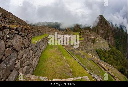 Machu Pichu, Peru historische Stätte Stockfoto