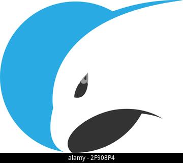 Falcon, Eagle Bird Logo Icon Design Vektor-Vorlage Stock Vektor