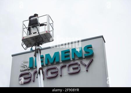 Siemens Energy, Moabit, Berlin, Deutschland Stockfoto