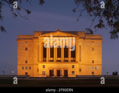 Freimaurer-Tempel, Dayton, Ohio. USA. Griechische Architektur. Stockfoto