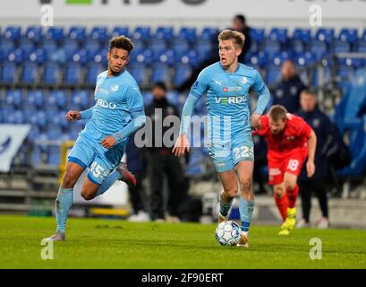 Randers Stadium, Randers, Dänemark. April 2021. Mathias Greve vom Randers FC während Aarhus BK im Randers Stadium, Randers, Dänemark. Kim Price/CSM/Alamy Live News Stockfoto