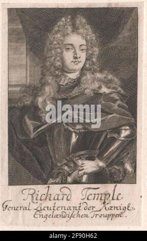 Tempel, 1. Viscount Cobham, Sir Richard . Stockfoto