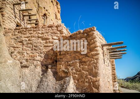 Main Loop Trail im Bandelier National Monument Stockfoto