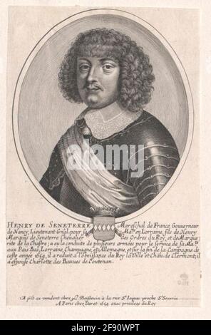 Senneterre, Duc de la Ferté-Senneterre, Henri de. Stockfoto