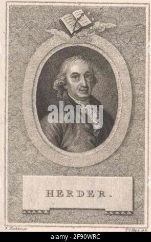 Herder, Johann Gottfried. Stockfoto