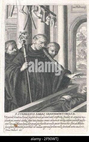 Stephan von Thiers, heilig. Stockfoto