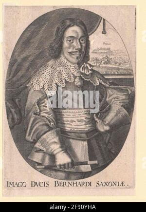 Bernhard, Prinz von Sachsen-Weimar. Stockfoto