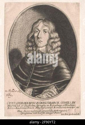 Königsmarck, Otto Wilhelm Graf 1655/1660 Stockfoto