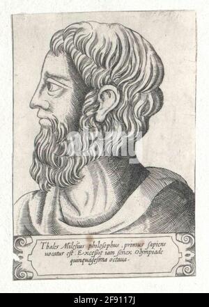 Thales von Milet. Stockfoto