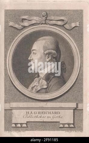 Reichard, Heinrich August . Stockfoto