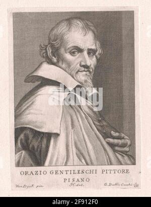 Gentileschi, Orazio. Stockfoto