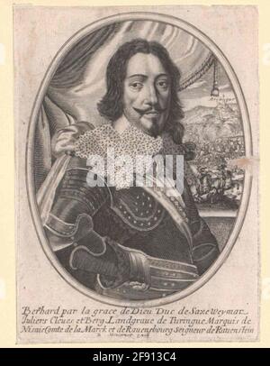 Bernhard, Prinz von Sachsen-Weimar. Stockfoto