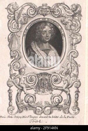 Der Turm der Auvergne de Bouillon, Emmanuel-Theodose von. Stockfoto