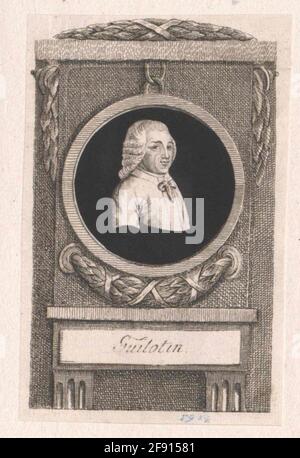 Guillotin, Joseph Ignace . Stockfoto