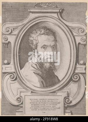 Michelangelo Buonarroti Stecher: Ghisi, Giorgio Datierung: 1564/1582 Stockfoto