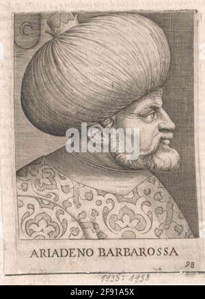 Chaireddin Barbarossa, osmanischer Herrscher in Algier. Stockfoto