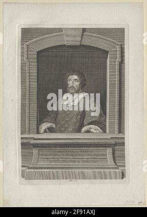 Christian II., König von Dänemark Stecher: Prißler, Johann MartiDatum: 1740/1759 Stockfoto