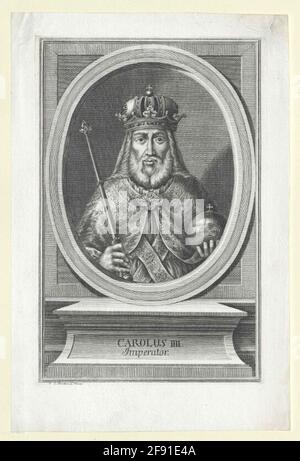 Karl IV., Kaiser . Stockfoto