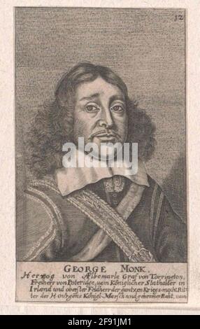 Monck, George, 1. Herzog von Albemarle 1651 / 1750 Stockfoto