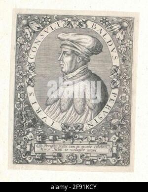 Baldus de Ubaldis Unbekannter Künstler aus: 1597/1509 Stockfoto