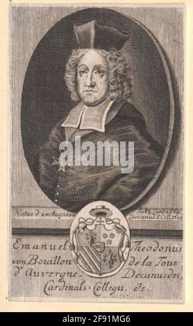 Der Turm der Auvergne de Bouillon, Emmanuel-Theodose von Stecher: Bernigeroth, Martin Stockfoto