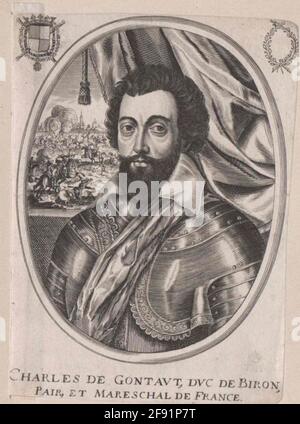 Biron de Gontaut, Charles Duc unbekannter Künstler aus dem Jahr 1601/1700 Stockfoto