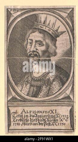 Der König von Kastilien und León. Stockfoto