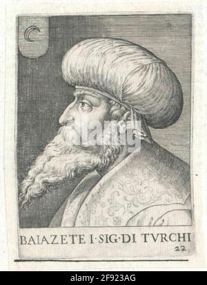 Bajazet I., Sultan der Türkei. Stockfoto