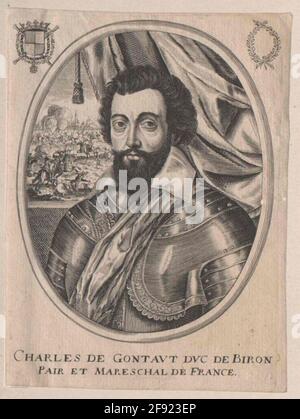 Biron de Gontaut, Charles Duc unbekannter Künstler aus dem Jahr 1601/1700 Stockfoto