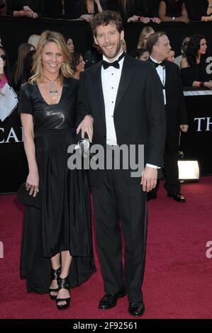 Aron Ralston, Jessica vertraut auf die 83. Annual Academy Awards, die am 27. Februar 2011 im Kodak Theatre in Los Angeles, ca. Stockfoto