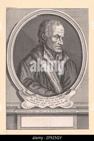 Melanchthon, Philipp Stecher: Desrochers, Etiennadatting: 1683 / 1741Faktable Genesis: Paris Stockfoto