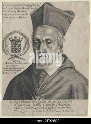 La Rochefoucauld, François de. Stockfoto