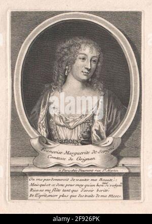 Sévigné, Francoise Marguerite Marquise de. Stockfoto