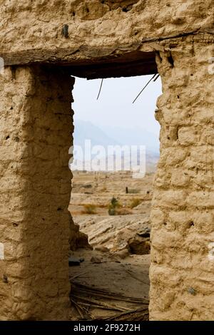 Altes Haus in Yanbu Al Nakhl Historischer Ort, Saudi-Arabien Stockfoto