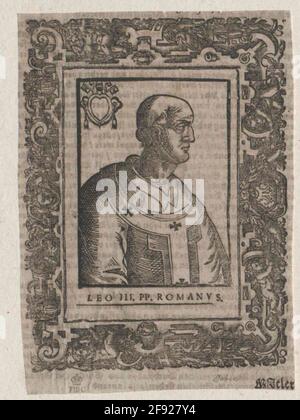 Leo III., Papst. Stockfoto