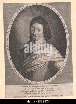 Bernhard, Prinz von Sachsen-Weimar. Stockfoto