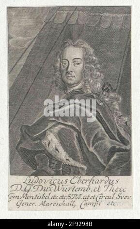 Eberhard IV Ludwig, Herzog von Württemberg. Stockfoto
