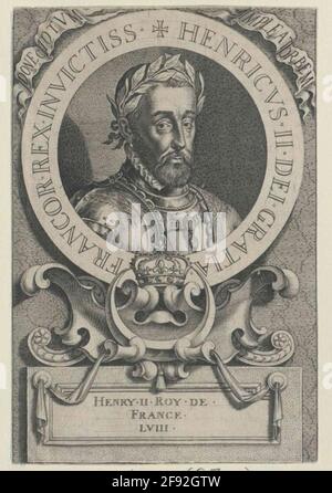 Heinrich II., König von Frankreich. Stockfoto