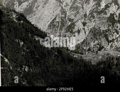 Montasch, Headach und Mittagsskibeln ab der Kl. Nabois ¤ 1725 III Teilbild. Stockfoto