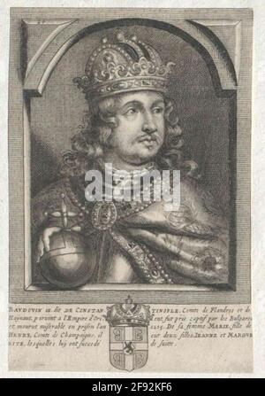 Balduin VI (IX.), Graf von Haingau und Flandern. Stockfoto