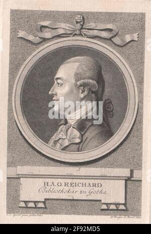 Reichard, Heinrich August . Stockfoto