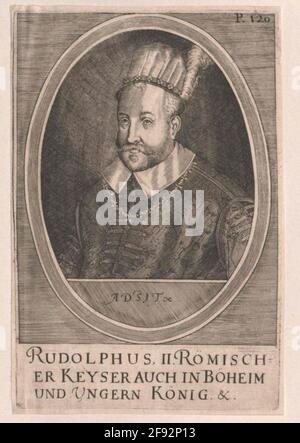 Rudolf II., römisch-deutscher Kaiser. Stockfoto