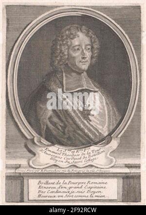 Der Turm der Auvergne de Bouillon, Emmanuel-Theodose von. Stockfoto