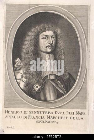 Senneterre, Duc de la Ferté-Senneterre, Henri de. Stockfoto