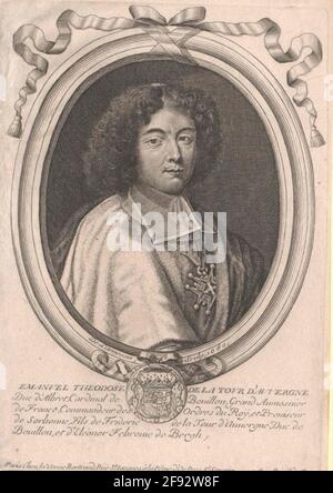 Der Turm der Auvergne de Bouillon, Emmanuel-Theodose von. Stockfoto