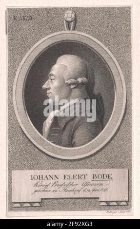 Bode, Johann Elert Stecher: Berger, Daniel (1744) Stockfoto