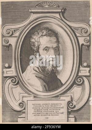 Michelangelo Buonarroti Stecher: Ghisi, Giorgio Datierung: 1564/1582 Stockfoto