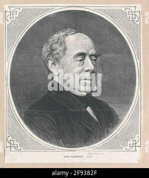 Villiers, 4. Earl of Clarendon, George William Frederick . Stockfoto