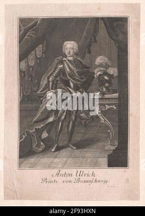Anton Ulrich, Herzog von Braunschweig-Wolfenbüttel. Stockfoto